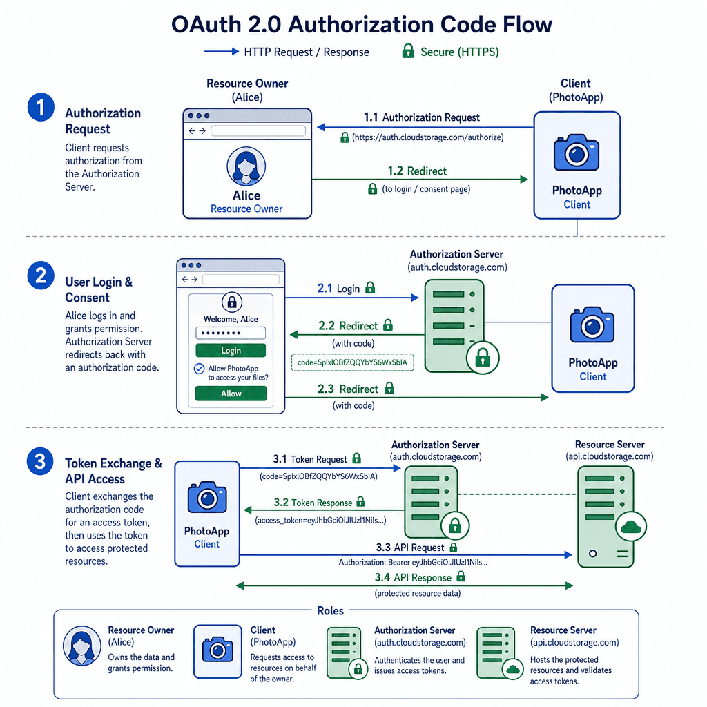 OAuth 2.0 Explained: Roles, Tokens & Trust Boundaries